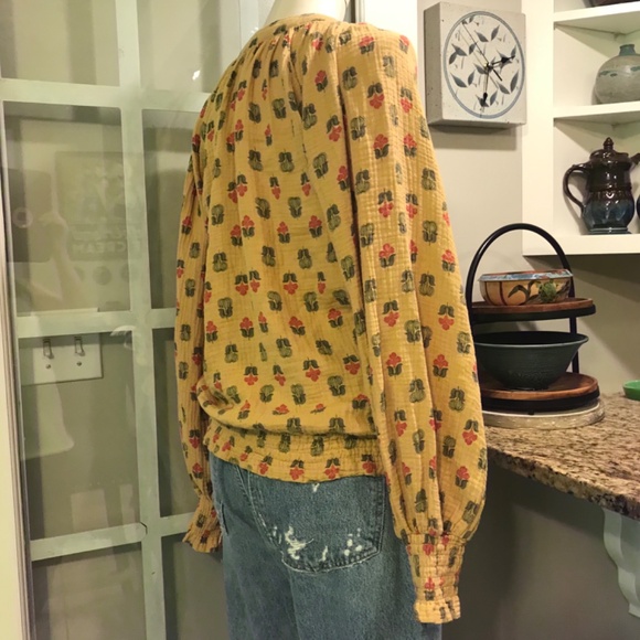 Anthropolgie  Elisabeth boho peasant blouse - Picture 7 of 15